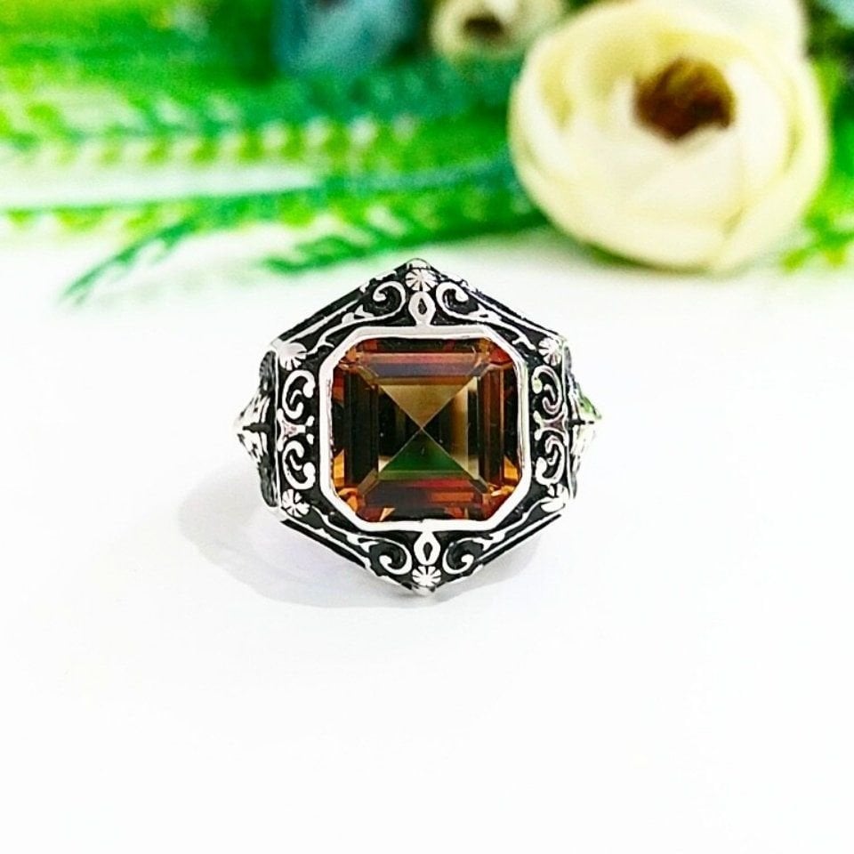 Alexandrite Taşı Erkek Yüzük - ERY58