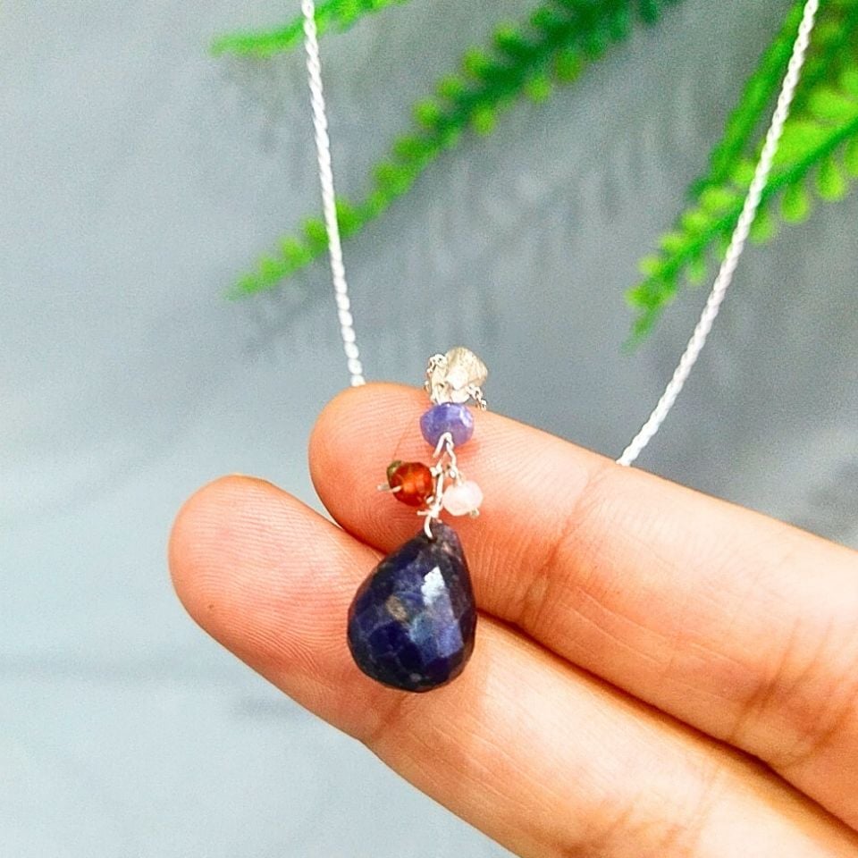 Safir Taşı Kolye