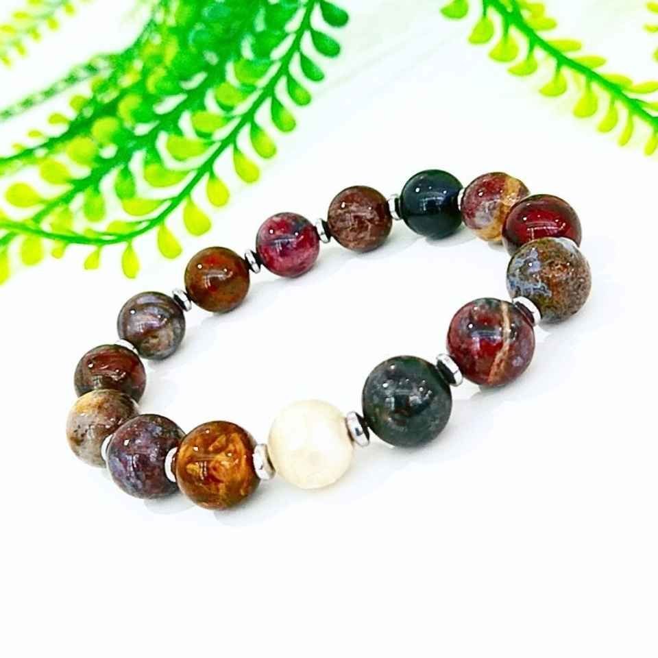 Pietersite Stone Natural Stone Bracelet 00717