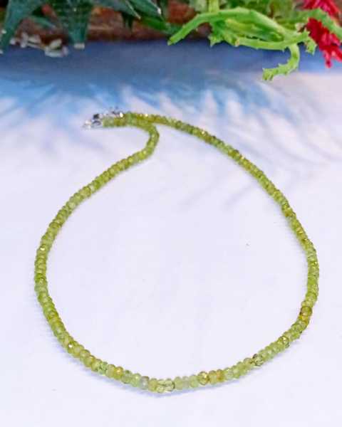 Zebercet Stone Natural Stone Necklace 3 mm