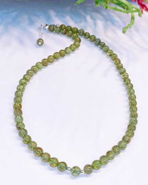 Zebercet Stone Natural Stone Necklace 6 mm