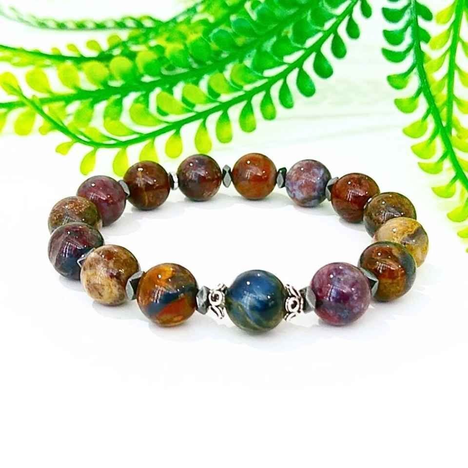 Pietersite Stone Natural Stone Bracelet 00719
