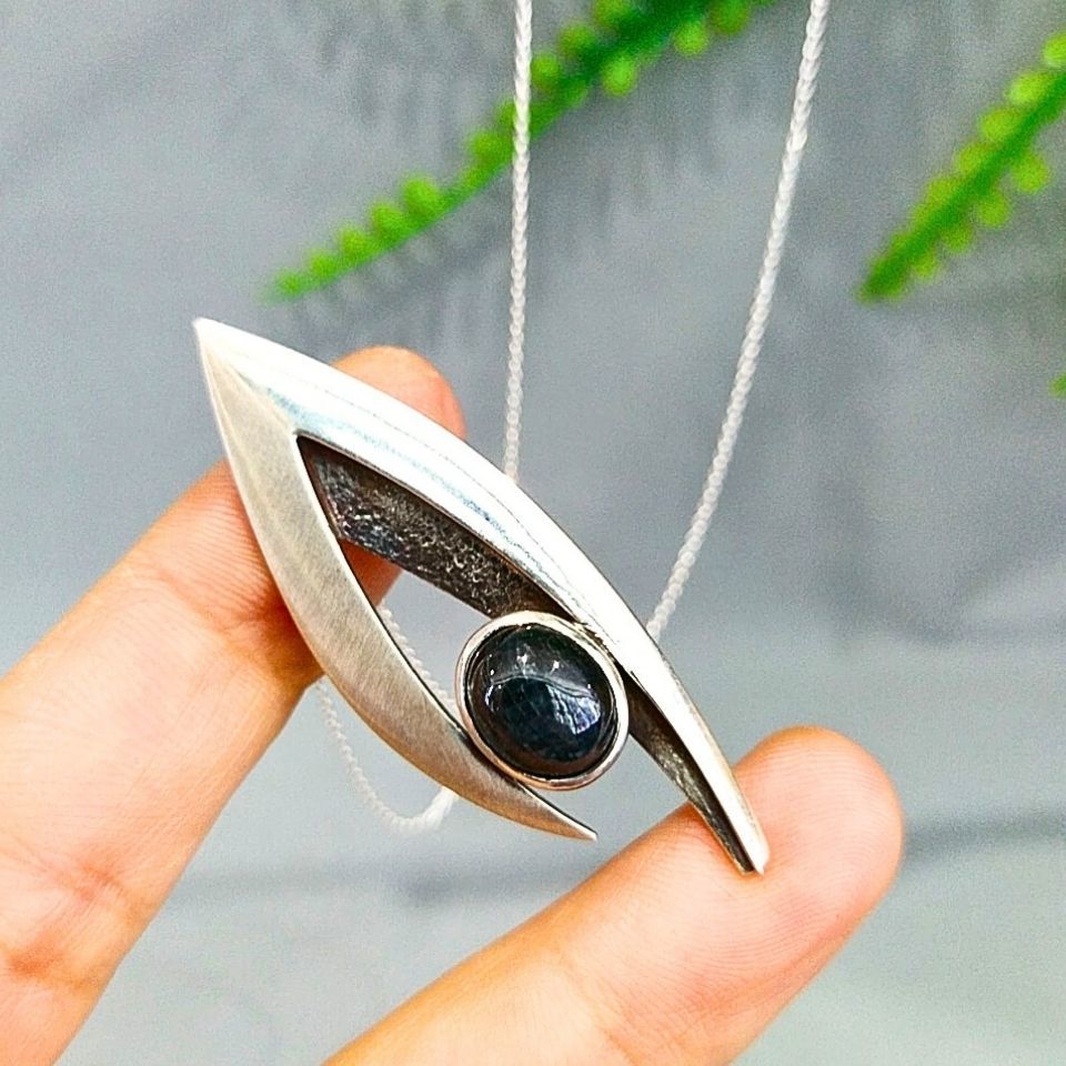 Safir Taşı Özel Tasarım Kolye