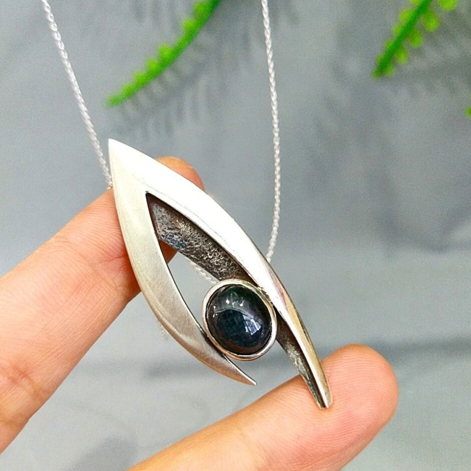 Safir Taşı Özel Tasarım Kolye