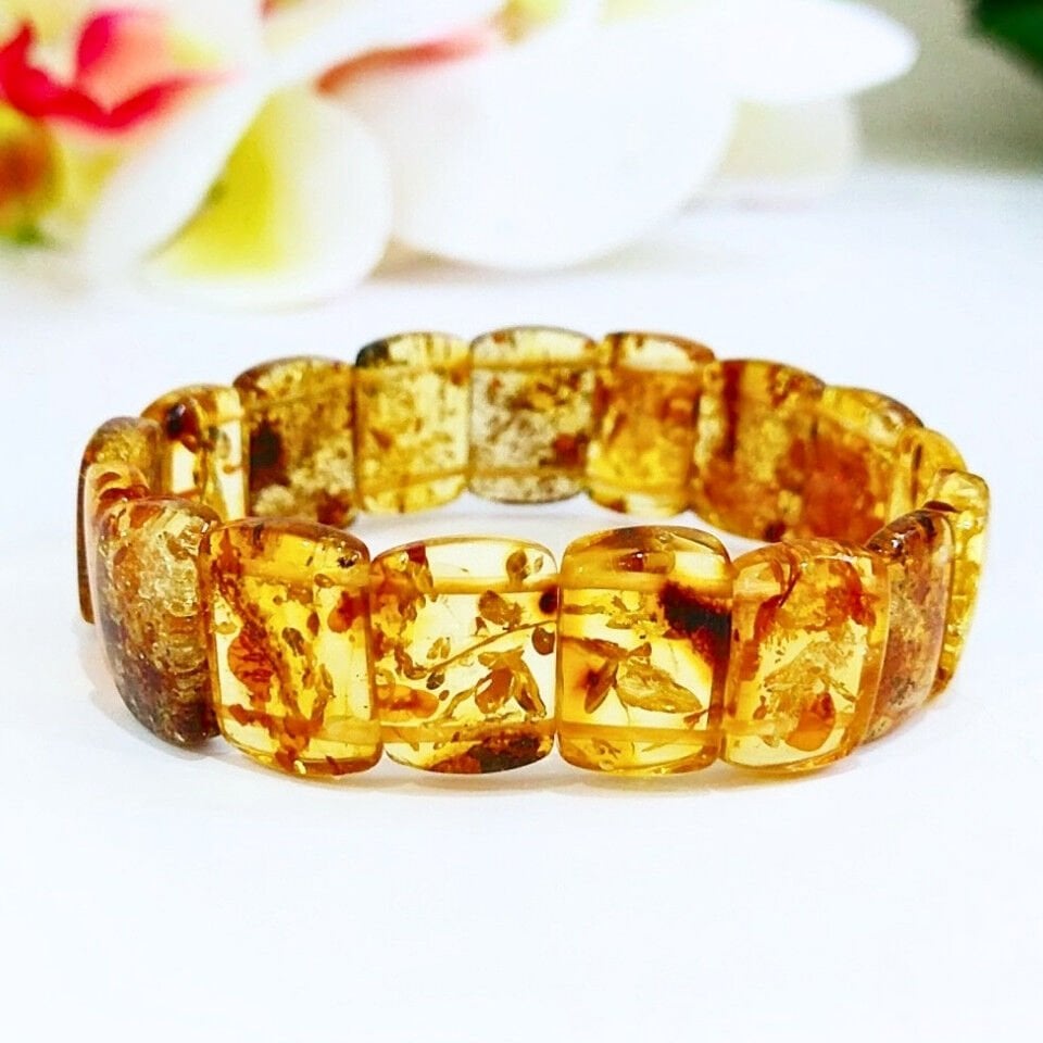 Drop Amber Natural Stone Bracelet - KHR570