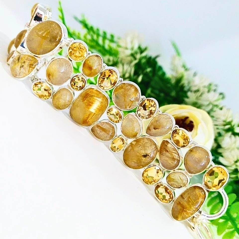 Gold Beryl Special Design Bracelet - OTB143