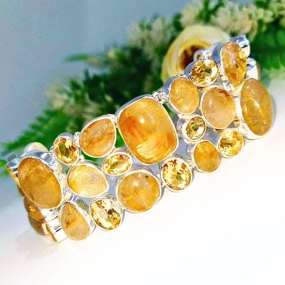 Gold Beryl Special Design Bracelet - OTB143