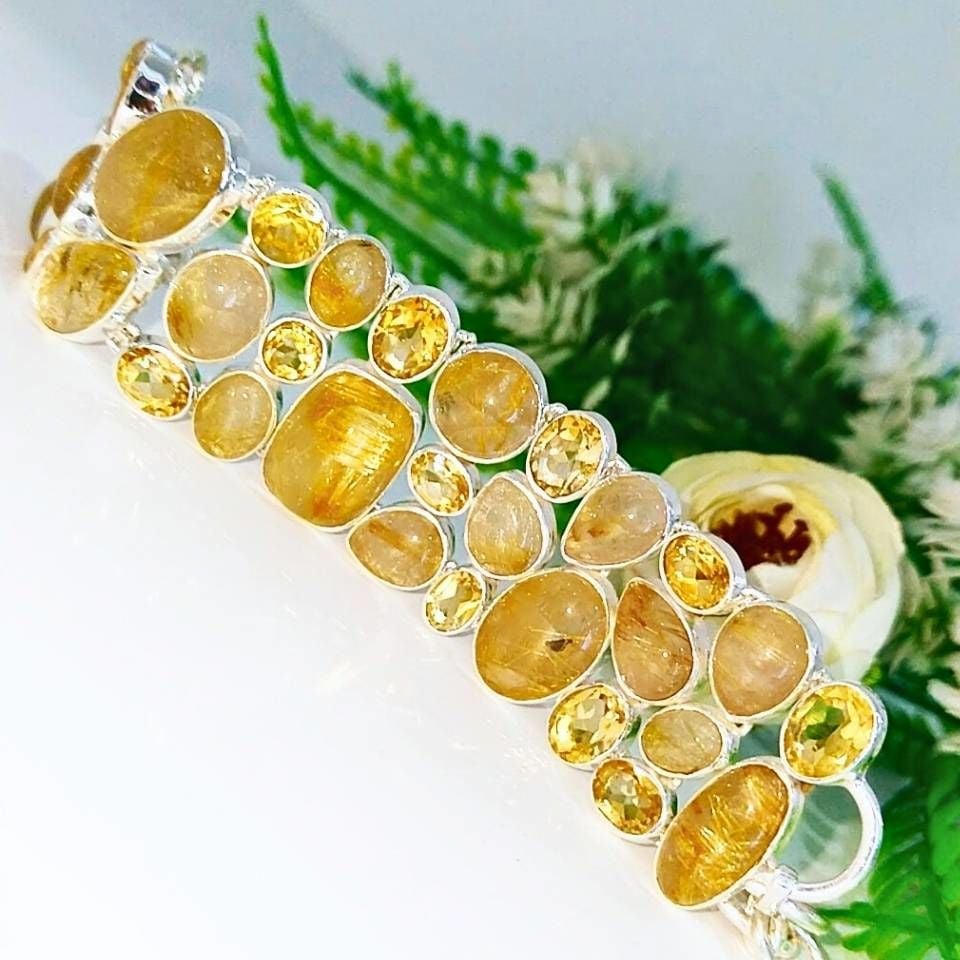 Gold Beryl Special Design Bracelet - OTB143