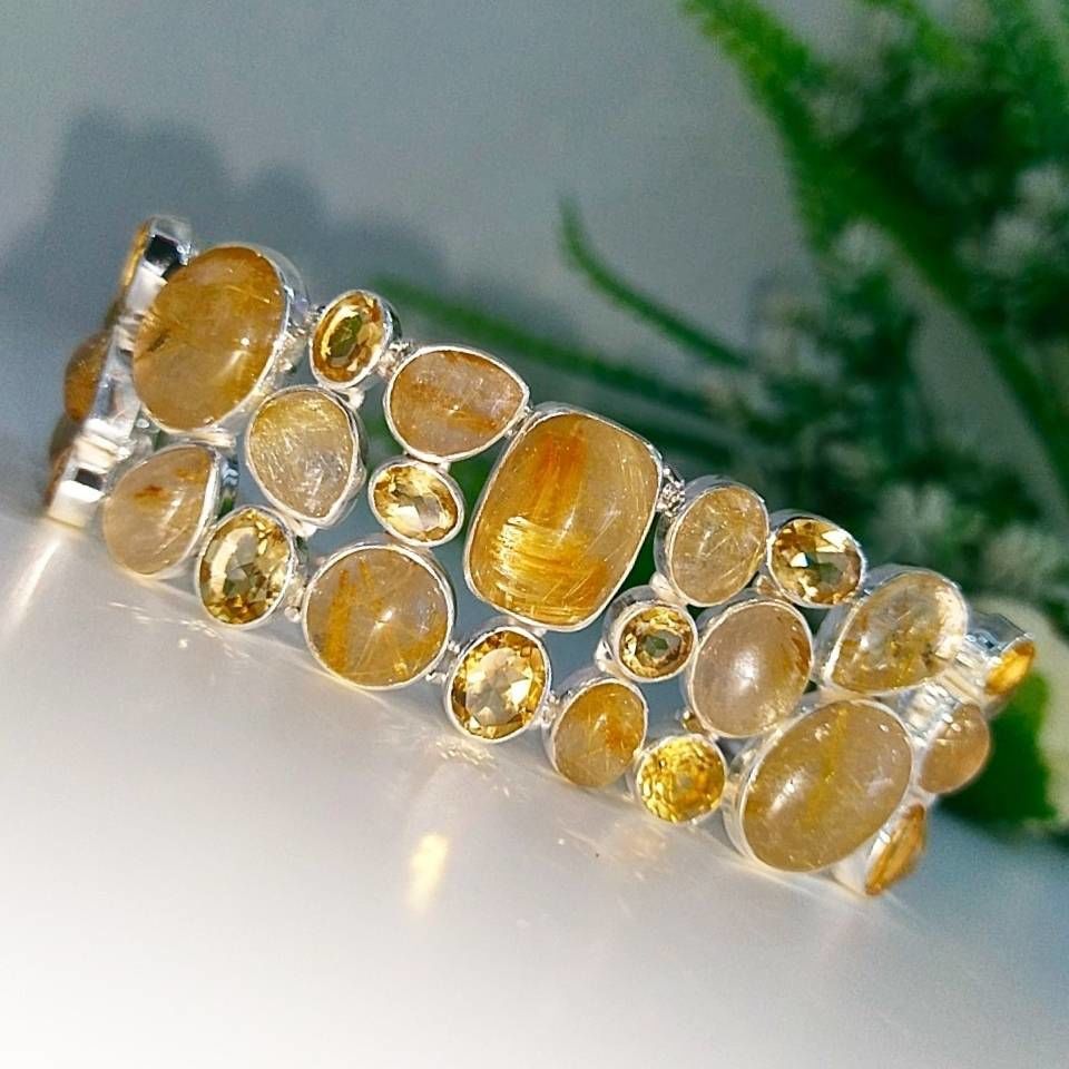 Gold Beryl Special Design Bracelet - OTB143
