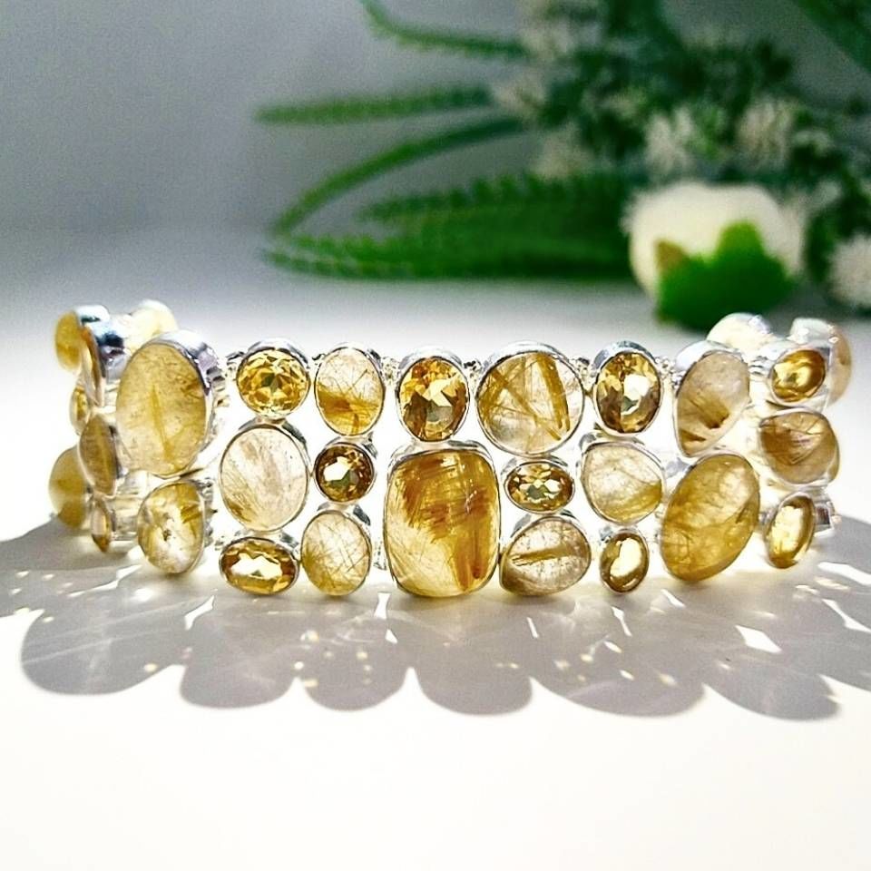Gold Beryl Special Design Bracelet - OTB143