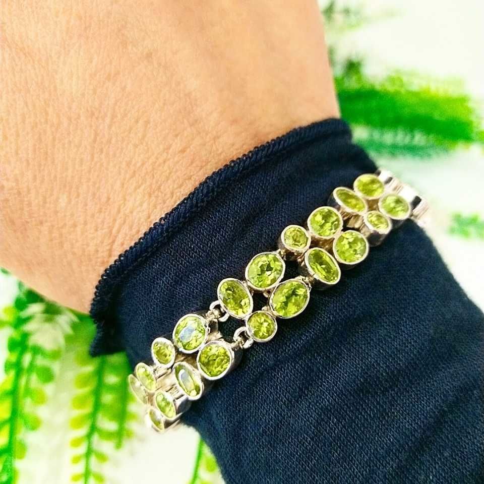 Zebercet (Peridot) Özel Tasarım Bileklik - OTB144