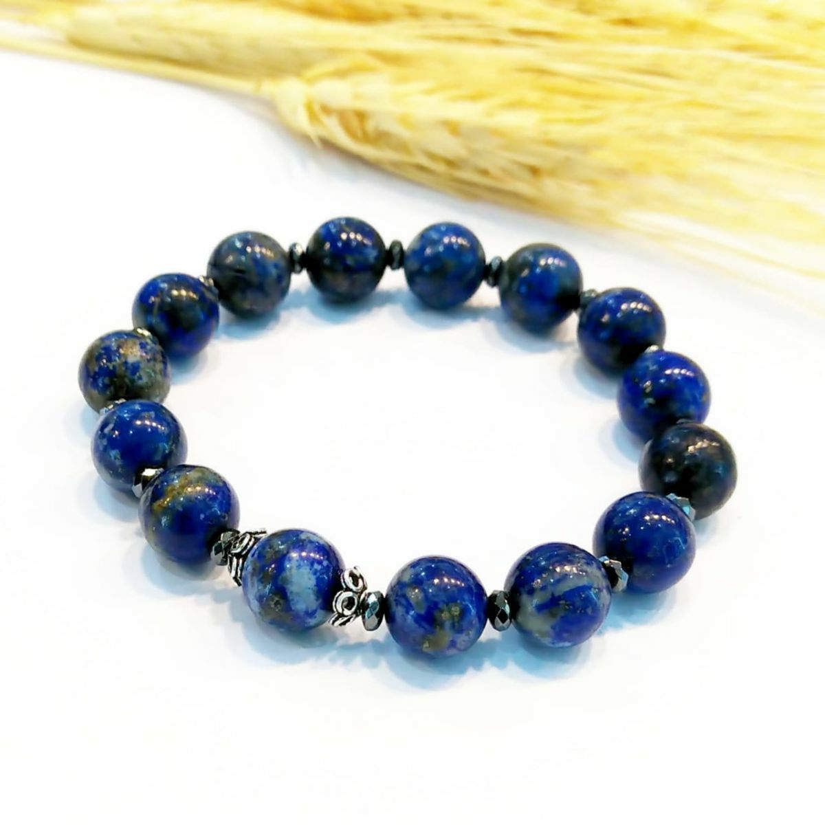 Lapis Lazuli Doğaltaş Bileklik 10 mm