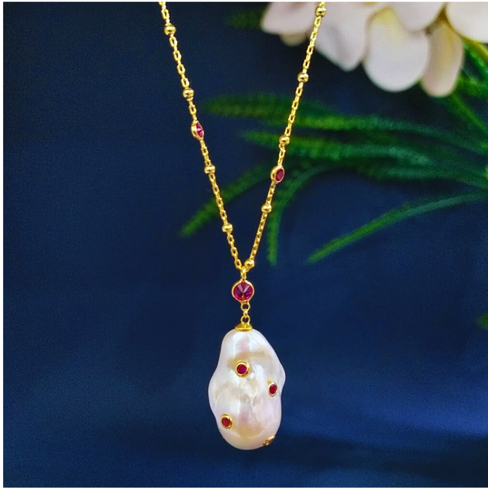 Baroque Pearl Special Design Necklace - TSR1404