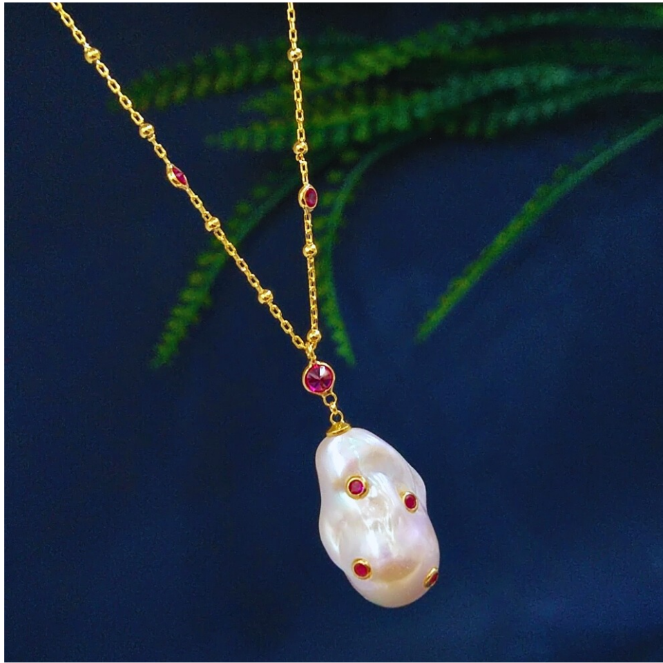 Baroque Pearl Special Design Necklace - TSR1404