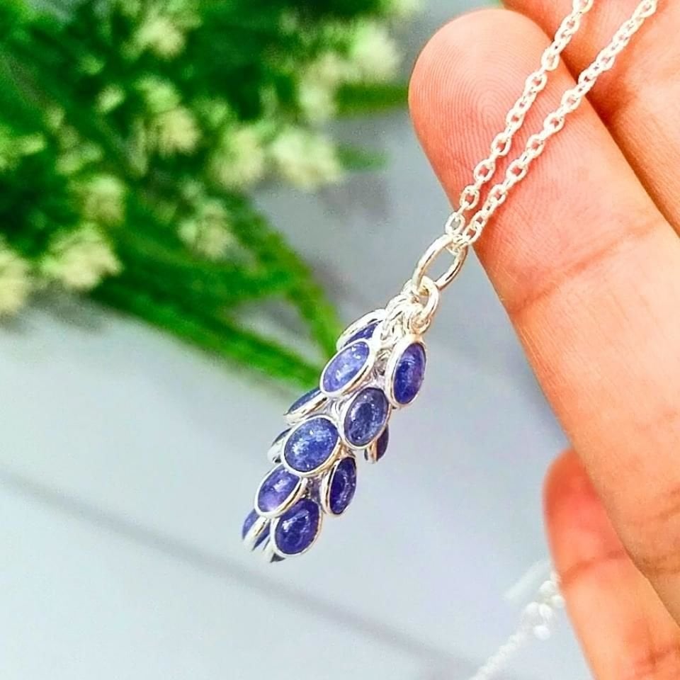 Tanzanite Stone Special Design Necklace - TSR1235