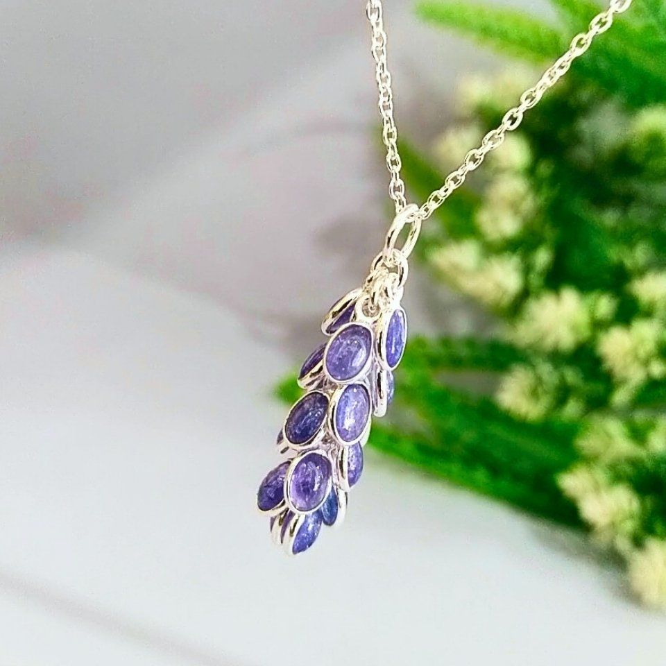 Tanzanite Stone Special Design Necklace - TSR1235