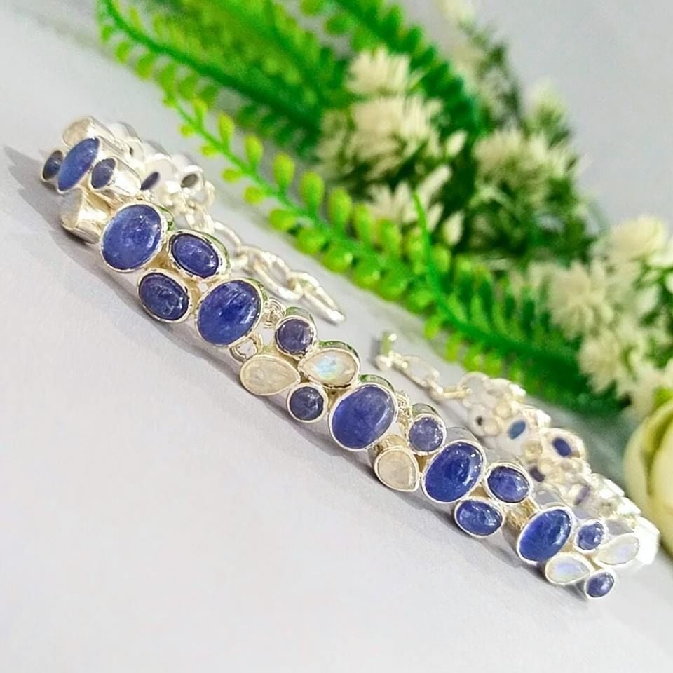 Tanzanite and Moonstone Special Design Bracelet - OTB159