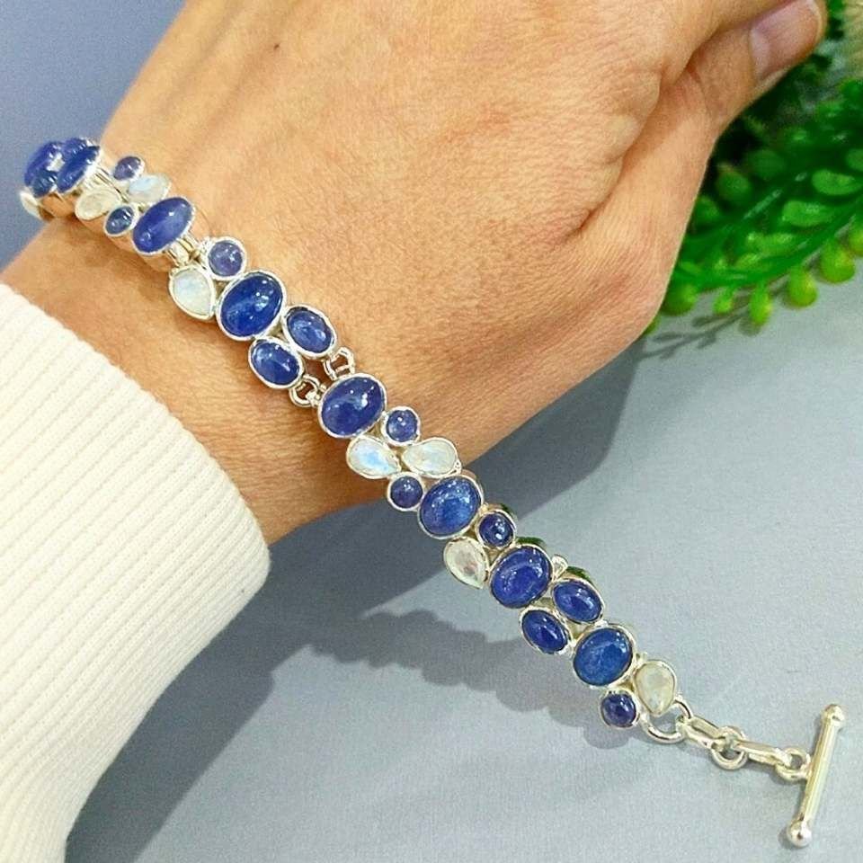 Tanzanite and Moonstone Special Design Bracelet - OTB159