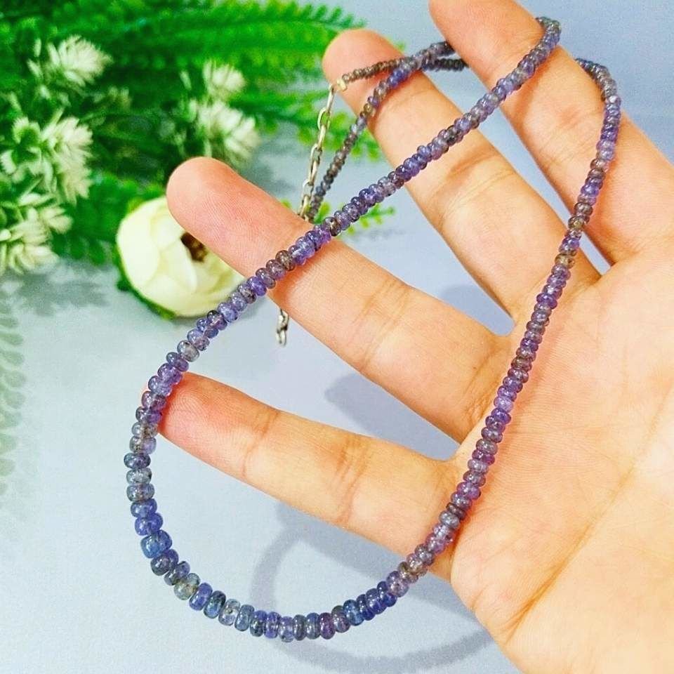 Tanzanit Taşı Kolye 41crt 3mm