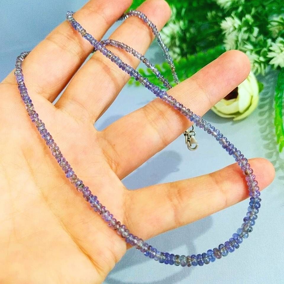 Tanzanite Stone Necklace 33crt 2mm