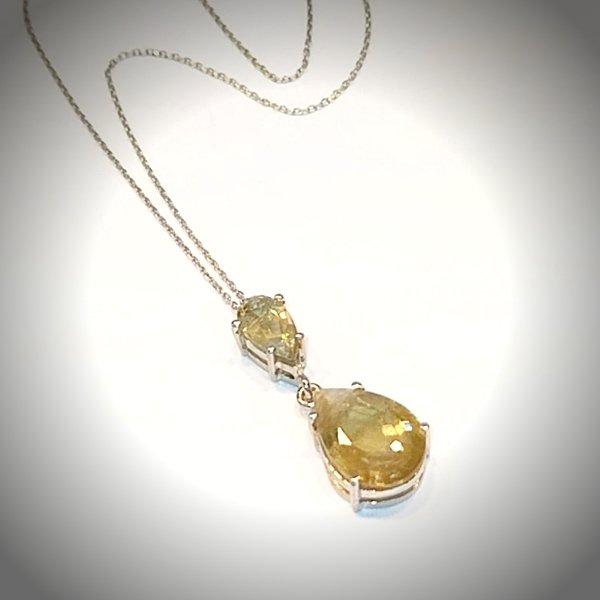 Diaspor Özel Tasarım Doğaltaş Kolye 10,95 ct