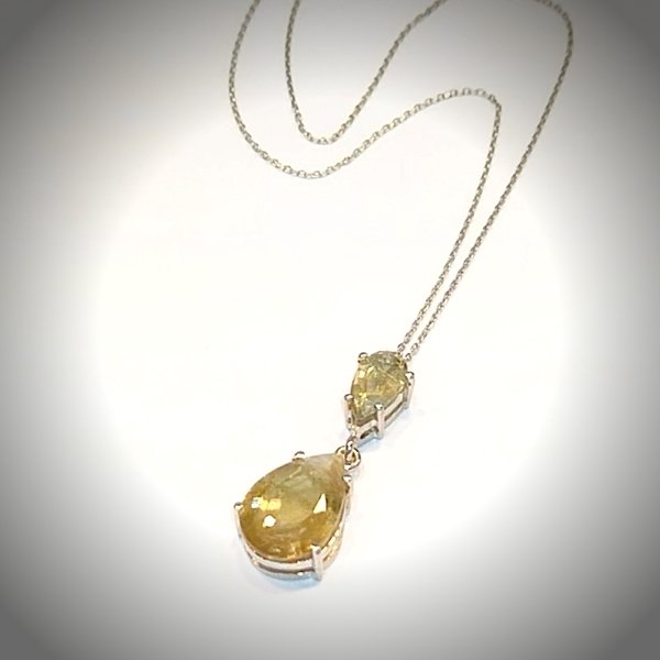 Diaspor Özel Tasarım Doğaltaş Kolye 10,95 ct