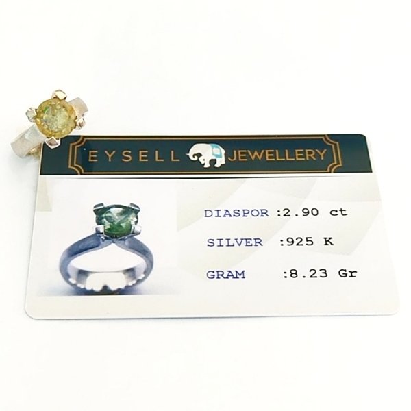Diaspor Özel Tasarım Doğaltaş Yüzük 2.90 ct
