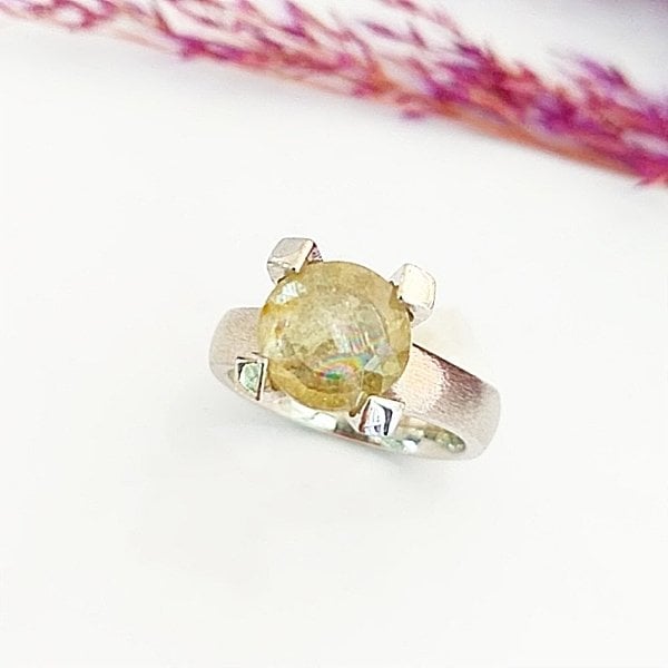 Diaspor Özel Tasarım Doğaltaş Yüzük 2.90 ct