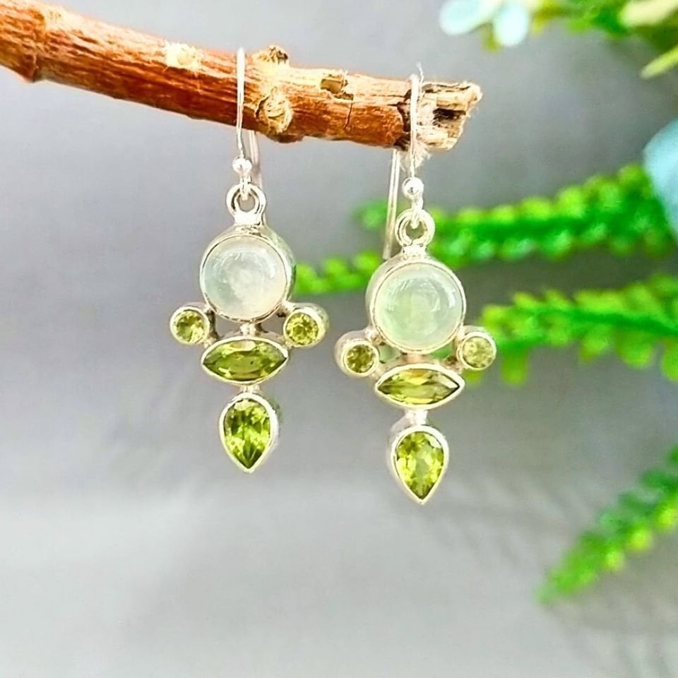 Prinayt and Zebercet Stone Special Design Earrings