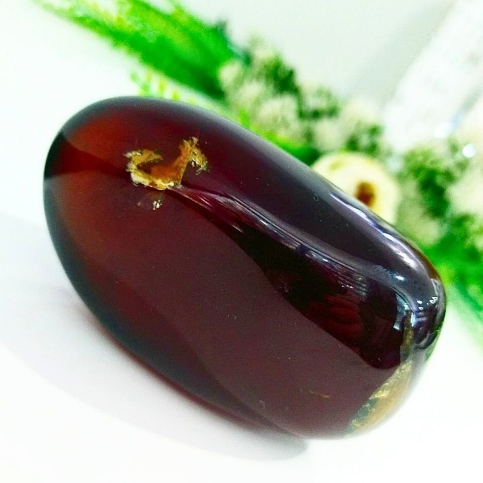 Damla Kehribar Doğal Taş Kütle K473