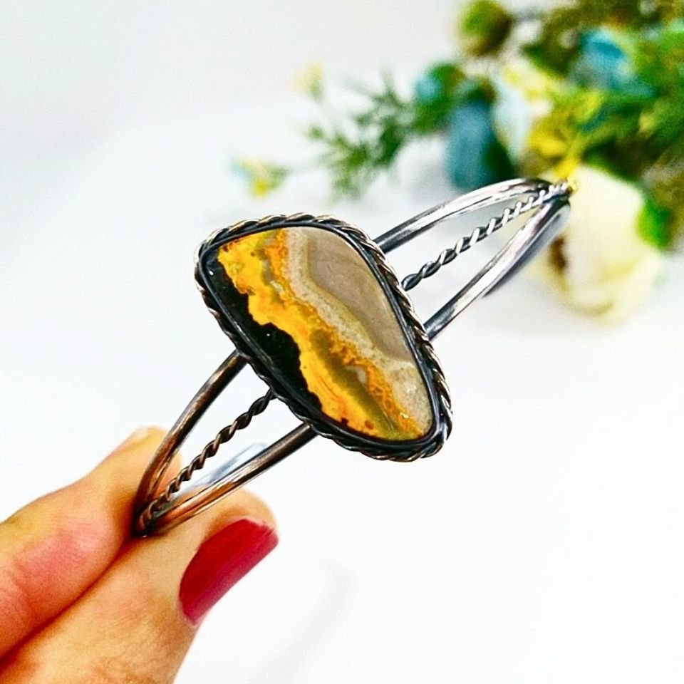 Bumblebee Jasper Custom Design Bracelet