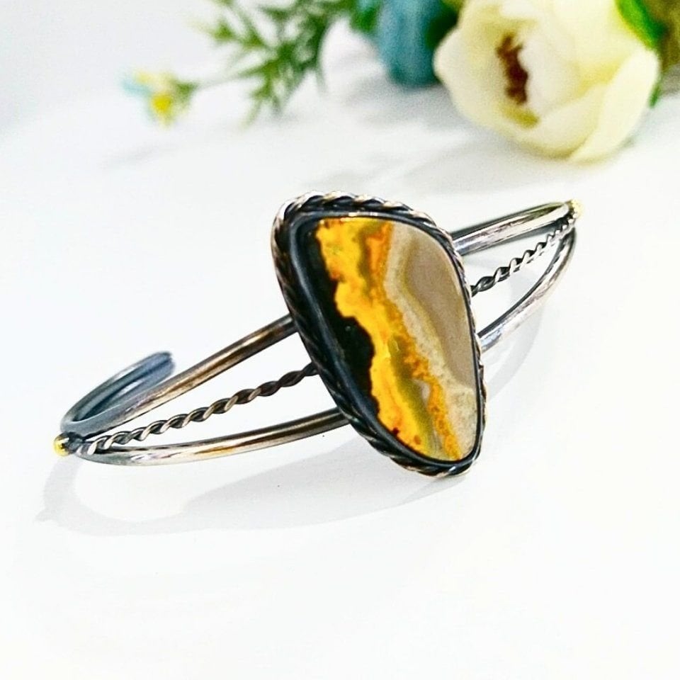 Bumblebee Jasper Custom Design Bracelet