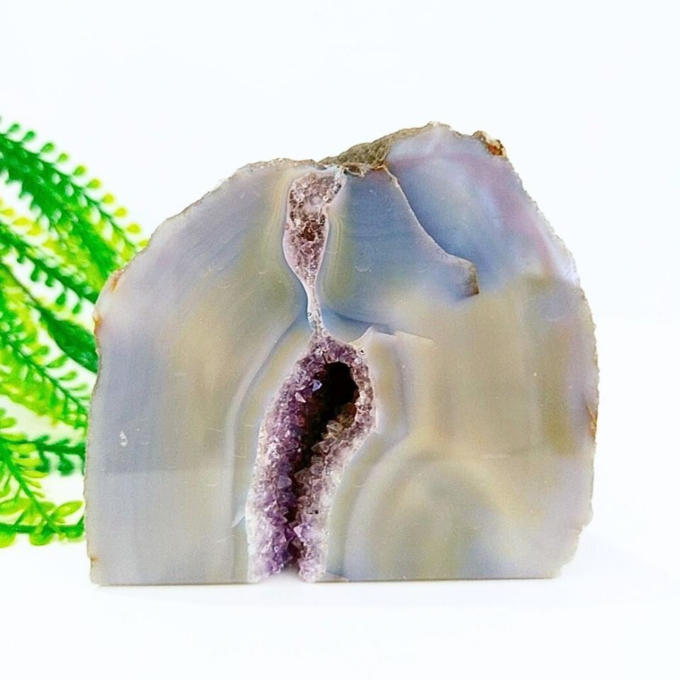 Chalcedony Amethyst Stone Natural Stone Mass 0621