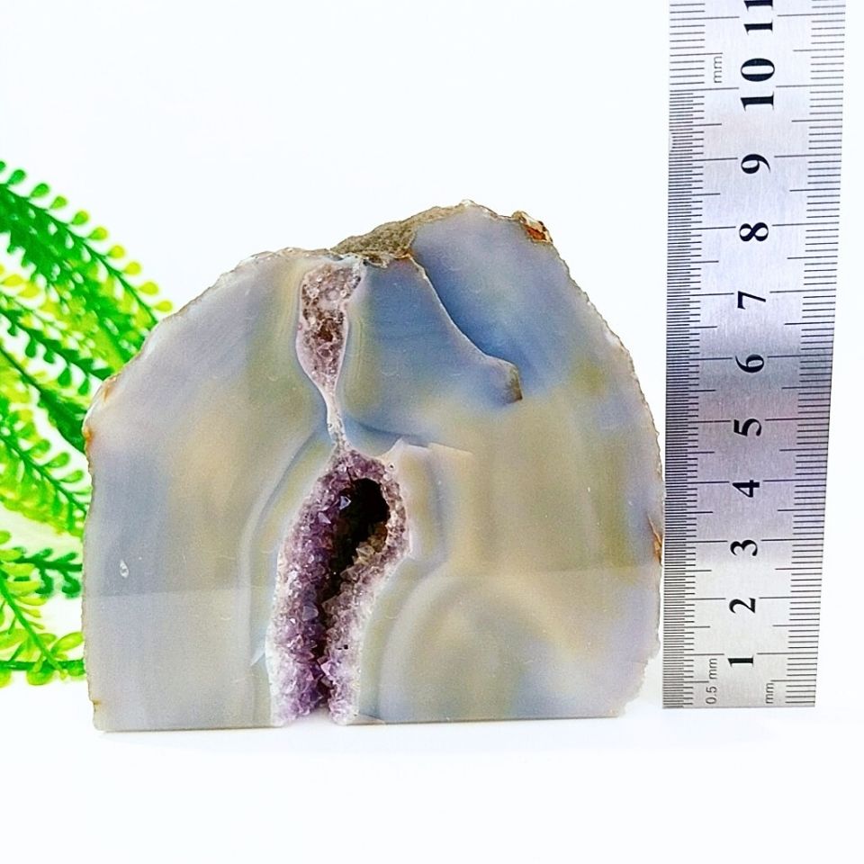 Chalcedony Amethyst Stone Natural Stone Mass 0621