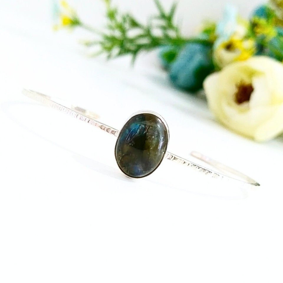 Labradorite Stone Special Design Bracelet