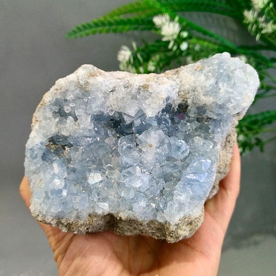 Celestite Stone Mass 1200 gr