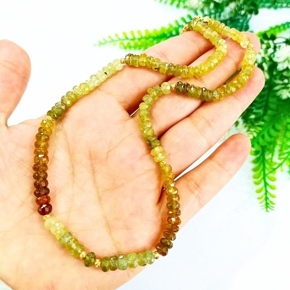 Hessonit Garnet Doğal Taş Kolye – DKLY287