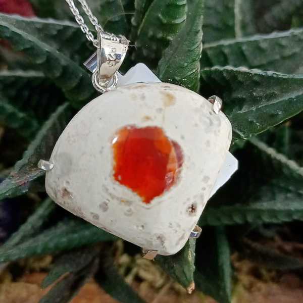 Ateş Opal Doğaltaş Kolye