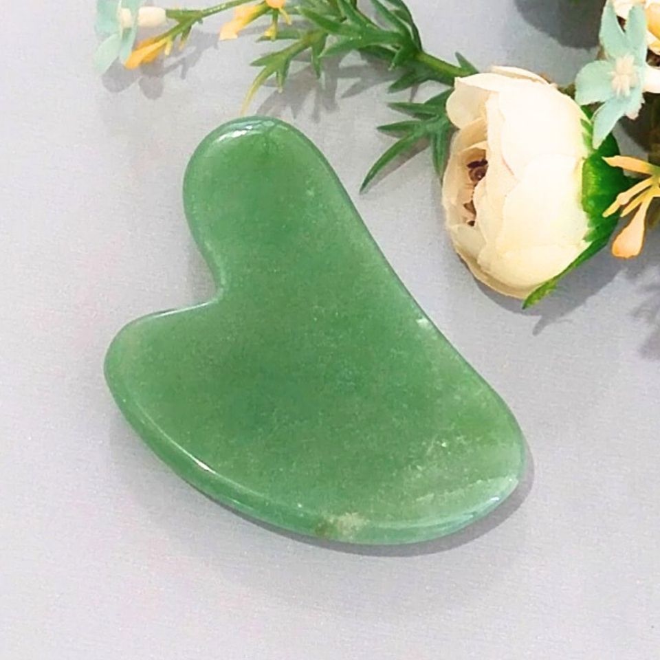 Aventurin Gua Sha Masaj Taşı