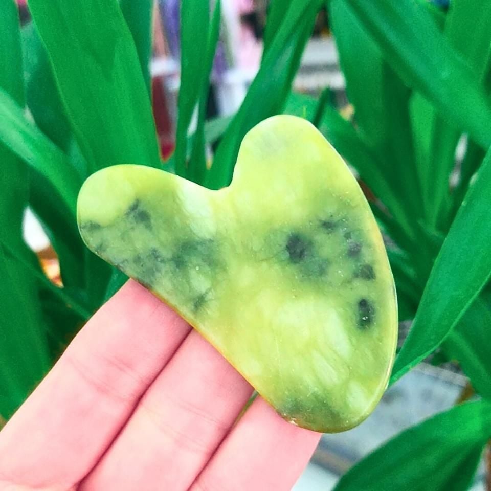 Yeşim Taşı Gua Sha Masaj Taşı