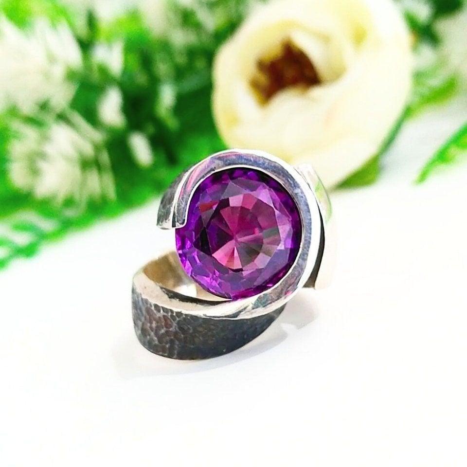 Alexandrite Özel Tasarım Yüzük - OTS1022