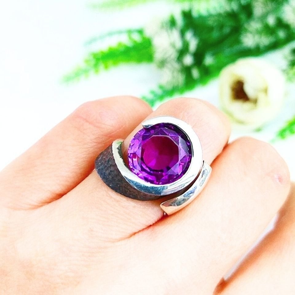 Alexandrite Özel Tasarım Yüzük - OTS1022