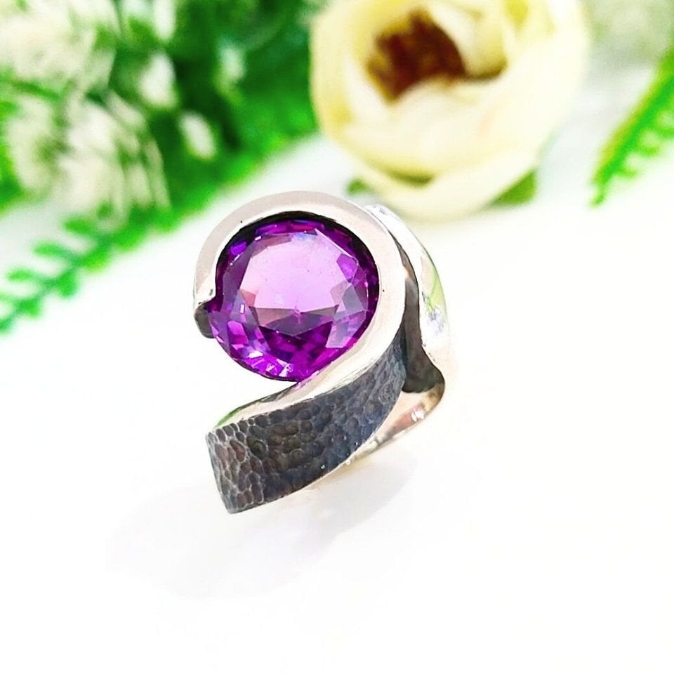 Alexandrite Özel Tasarım Yüzük - OTS1022