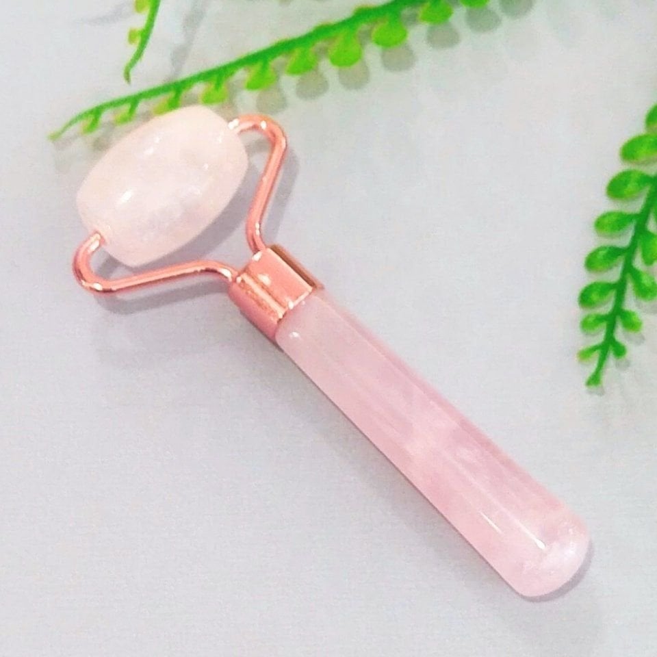 Rose Quartz Roller Massage Stone