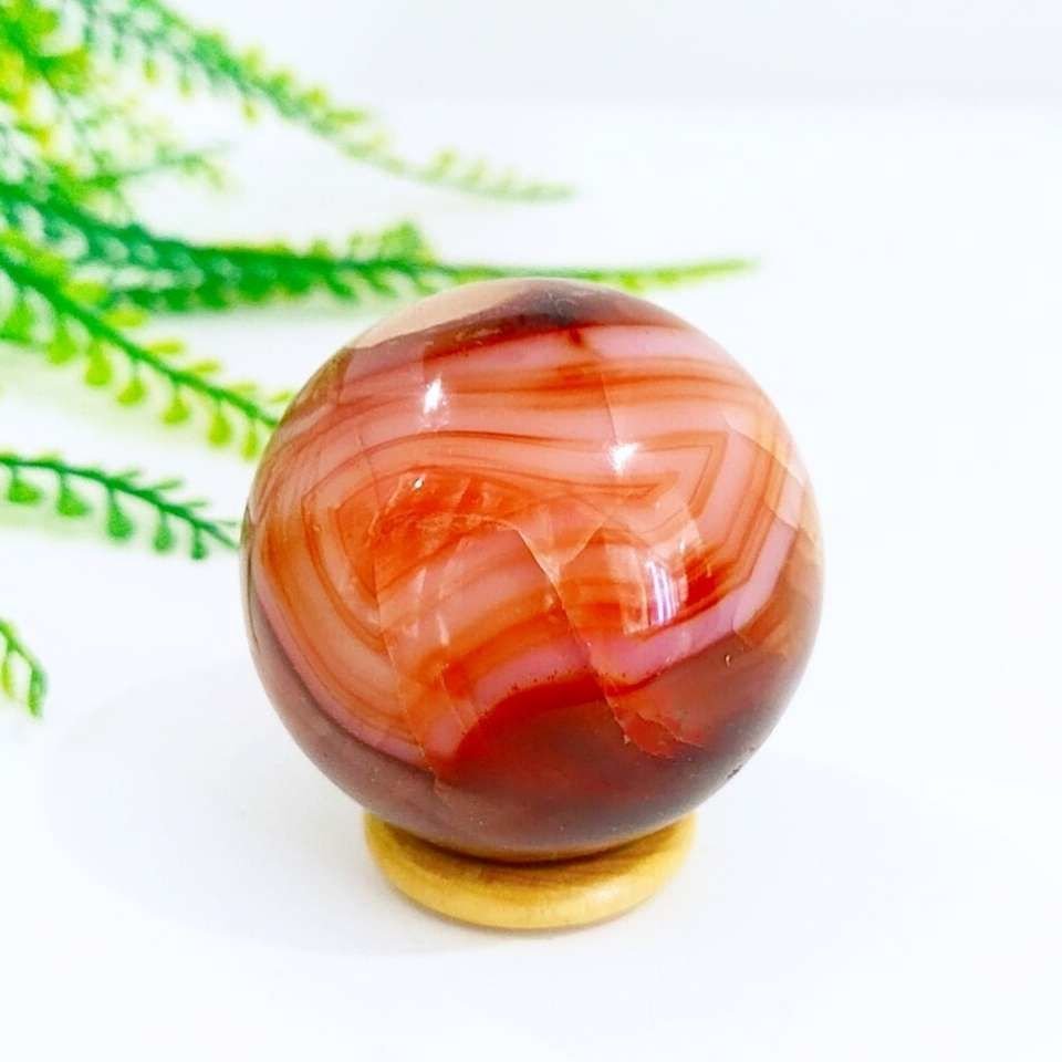 Karneol-Achat Natursteinkugel 00695