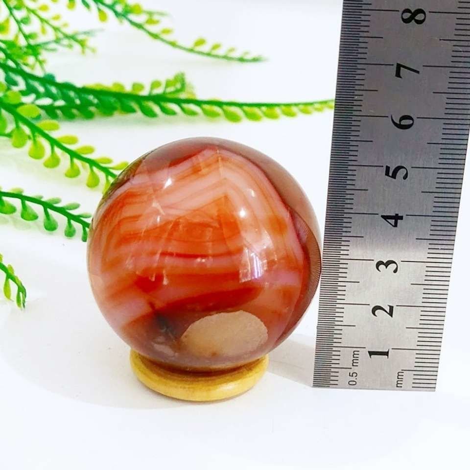 Karneol-Achat Natursteinkugel 00695