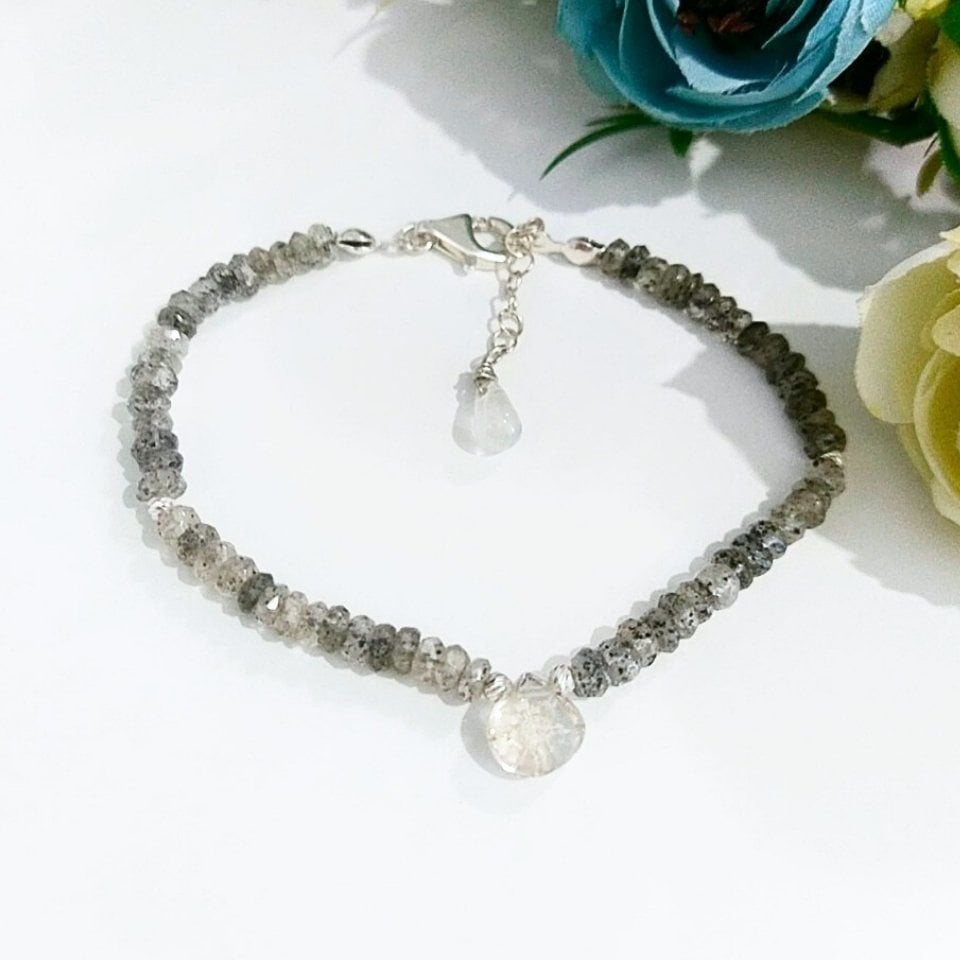 Herkimer Elması Doğal Taş Bileklik