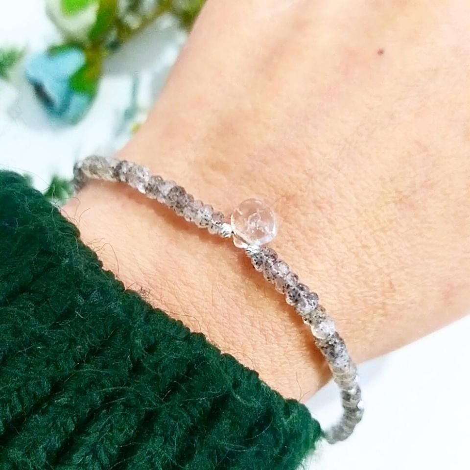 Herkimer Elması Doğal Taş Bileklik