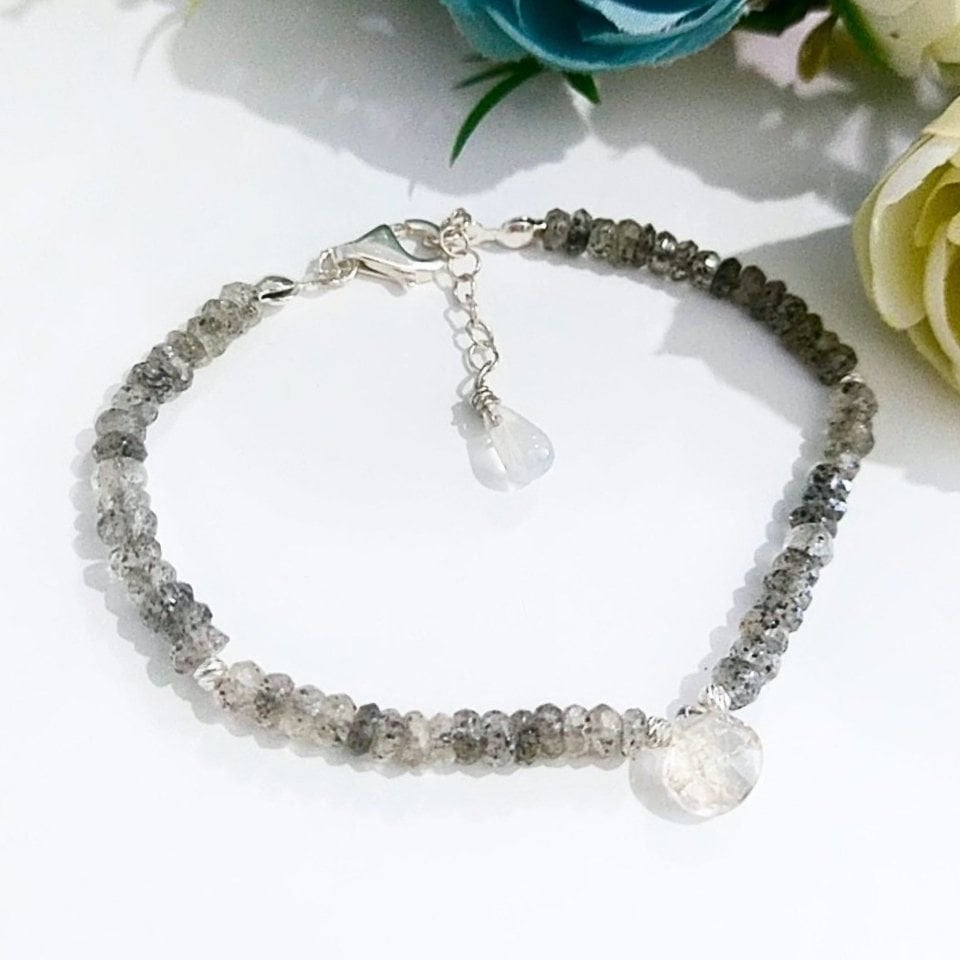 Herkimer Elması Doğal Taş Bileklik