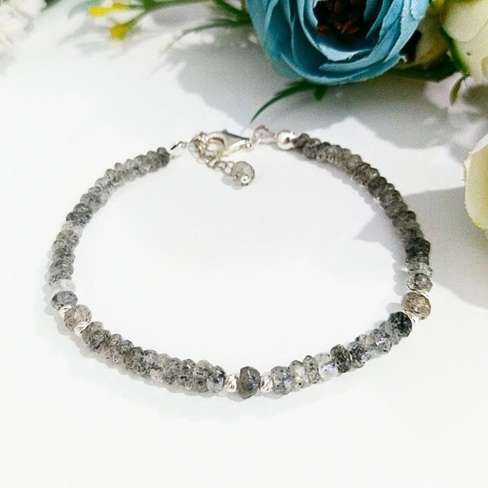 Herkimer Elması Doğal Taş Bileklik